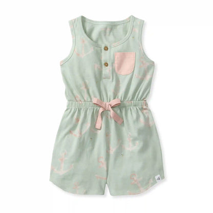 Anchors Organic Girl Romper