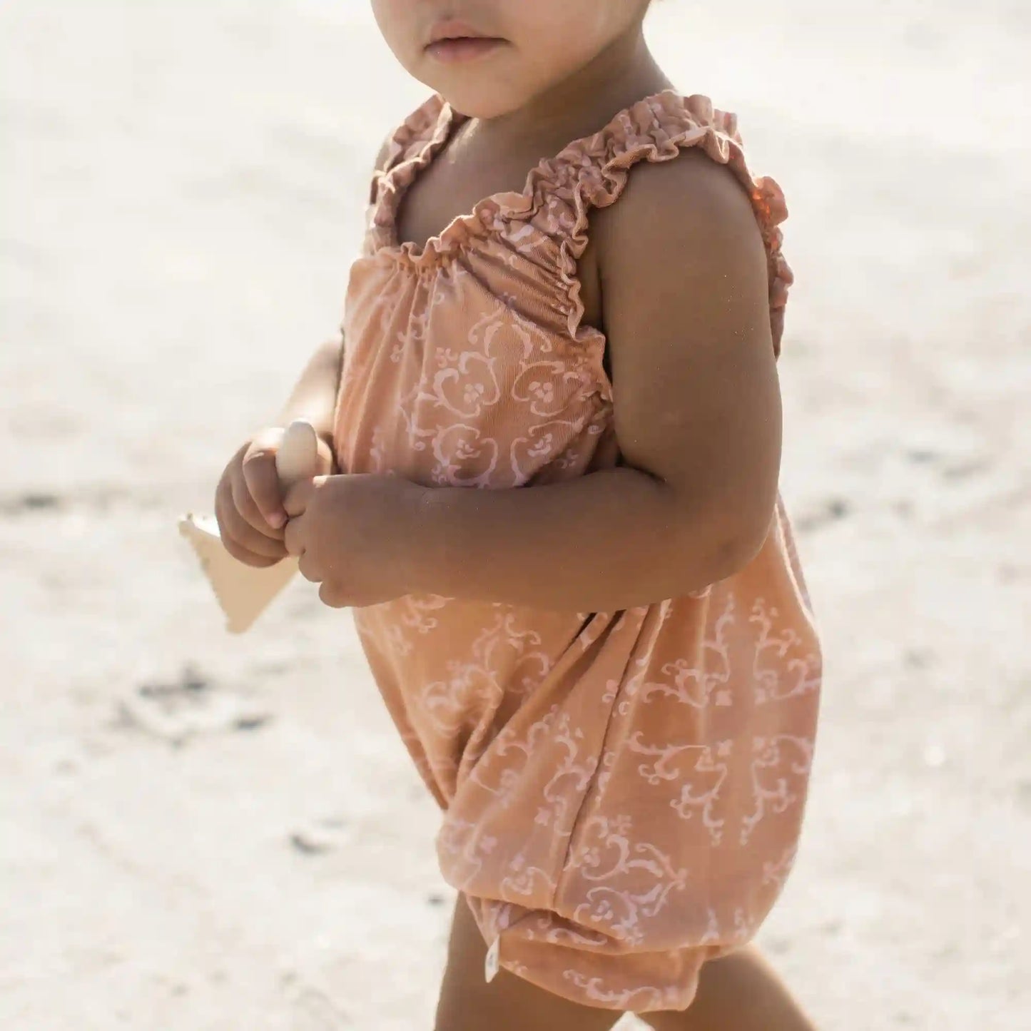 Croatian Tile Baby Girl Romper
