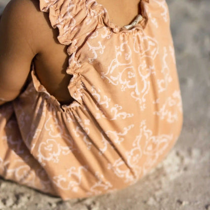 Croatian Tile Baby Girl Romper