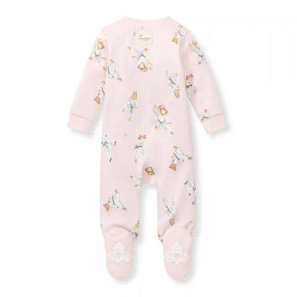 Karate Creatures Organic Cotton Sleep & Play - Chalky Pink