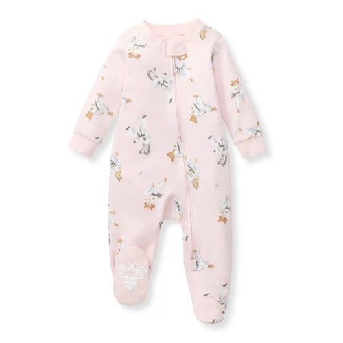 Karate Creatures Organic Cotton Sleep & Play - Chalky Pink