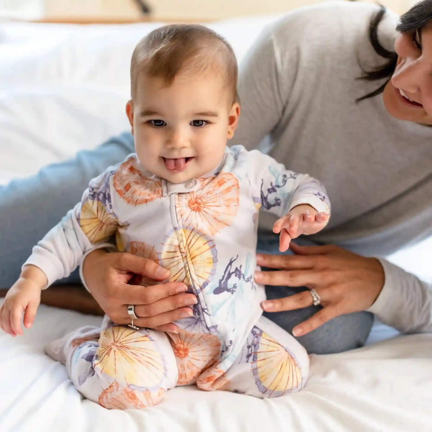 Parasols Organic Cotton Two-Piece Pajamas