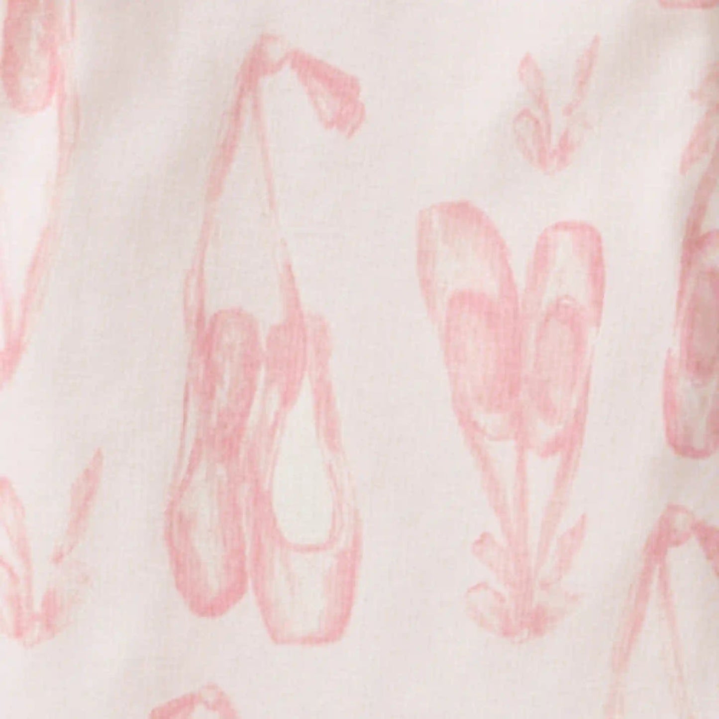 Ballet Slippers Organic Cotton Two-Piece Pajamas