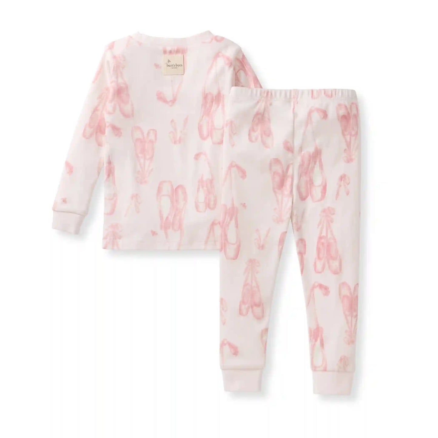 Ballet Slippers Organic Cotton Two-Piece Pajamas