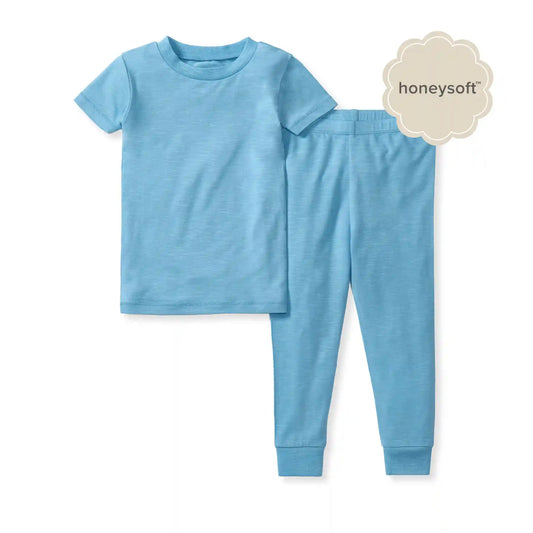 Honeysoft™ Lyocell Two-Piece Pajamas - Blue Sea Ocean