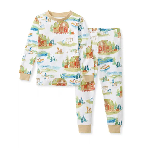 Burt & His Coop Organic Cotton Two-Piece Pajamas