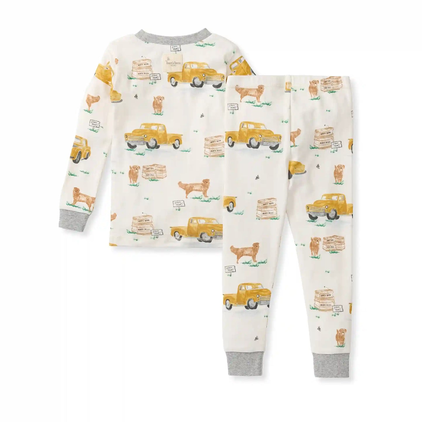 Burt's Truck Organic Cotton Two-Piece Pajamas