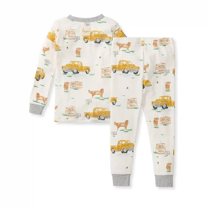 Burt's Truck Organic Cotton Two-Piece Pajamas