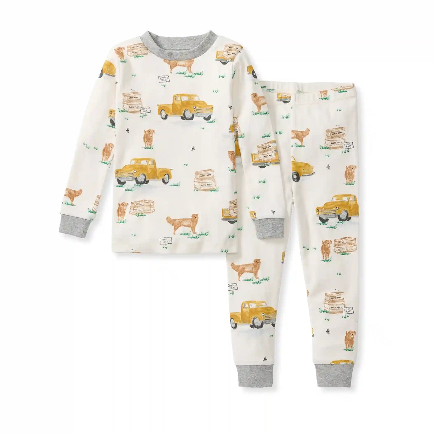 Burt's Truck Organic Cotton Two-Piece Pajamas