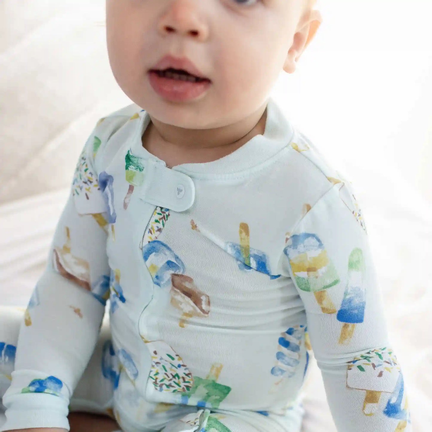 Ice Pop Party Honeysoft™ Lyocell Footless Baby Sleeper