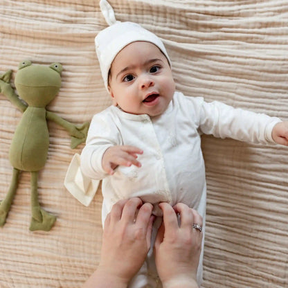 Frog Baby Jumpsuit & Hat Set
