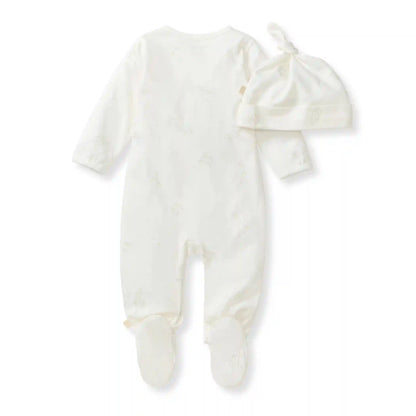 Frog Baby Jumpsuit & Hat Set