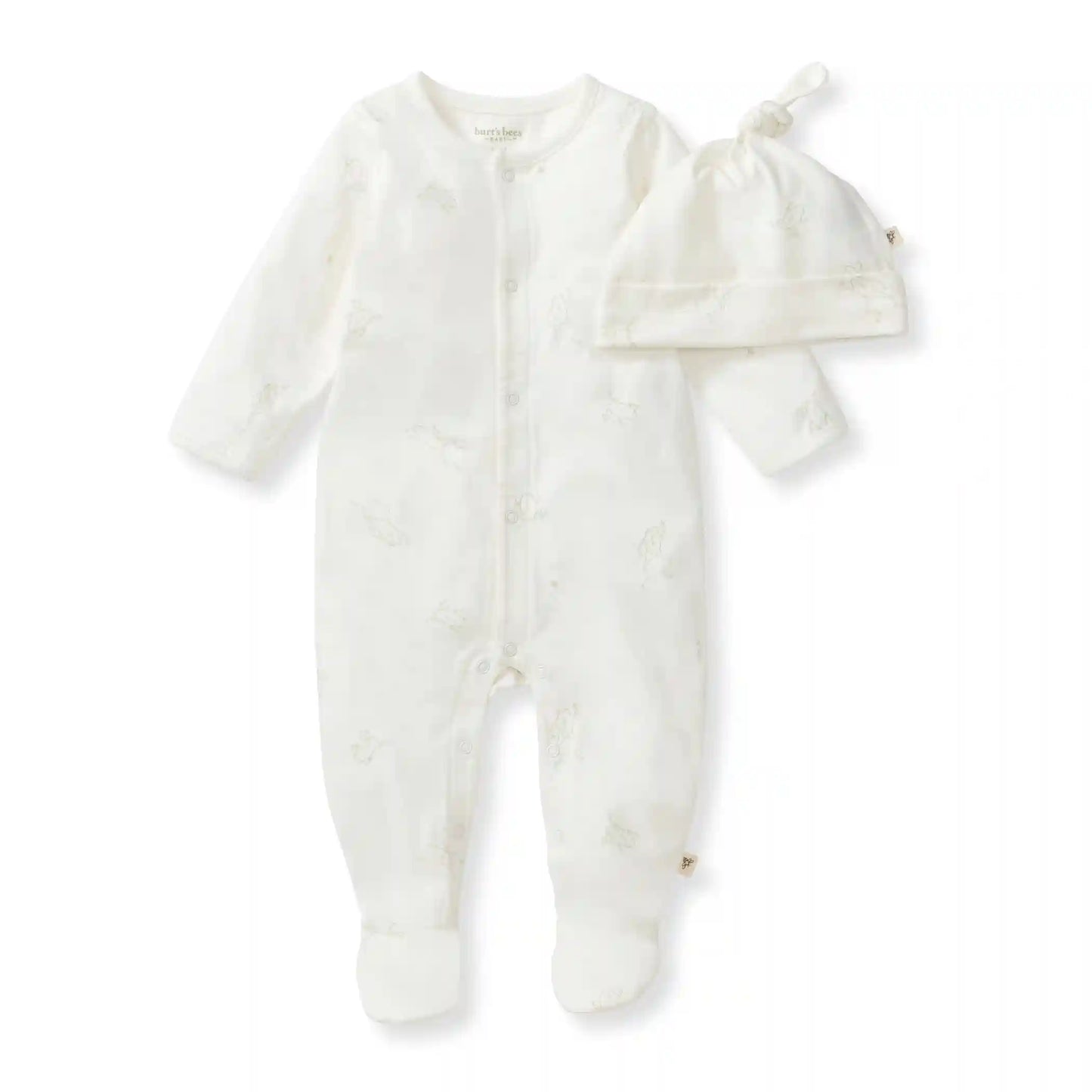 Frog Baby Jumpsuit & Hat Set