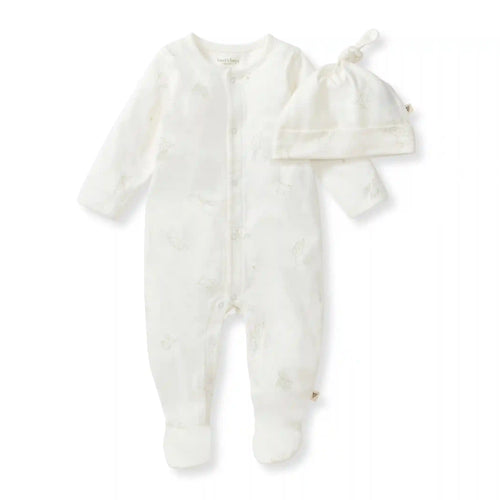 Frog Baby Jumpsuit & Hat Set