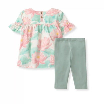 Lotus Pond Tunic & Capri Set