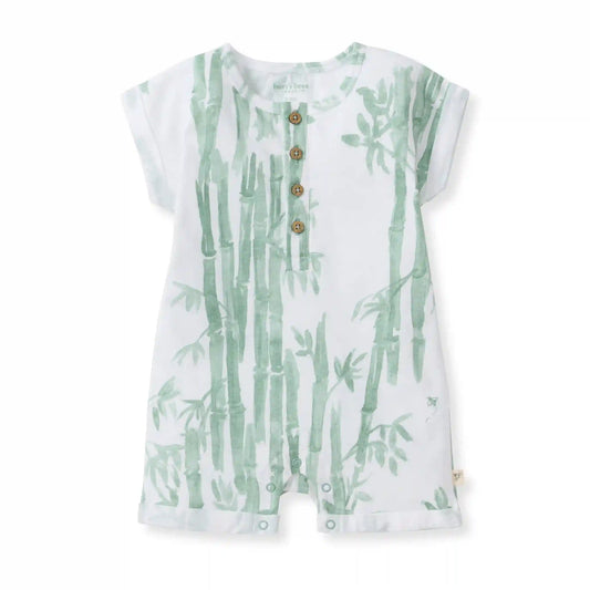 Bamboo Forest Baby Boy Romper
