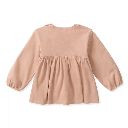 Button Neck Organic Cotton Tunic