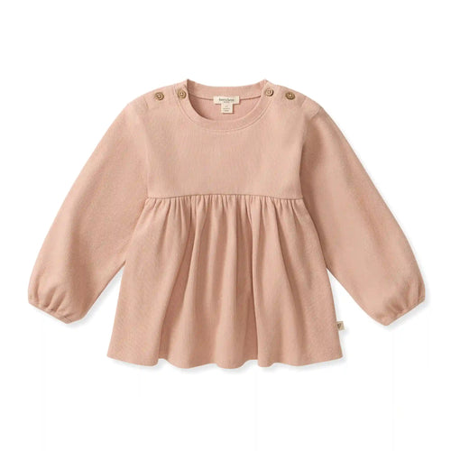 Button Neck Organic Cotton Tunic