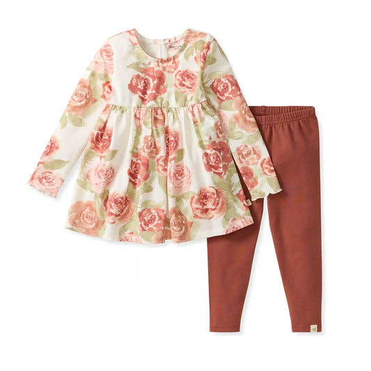 Autumn Rose Organic Cotton Tunic Set