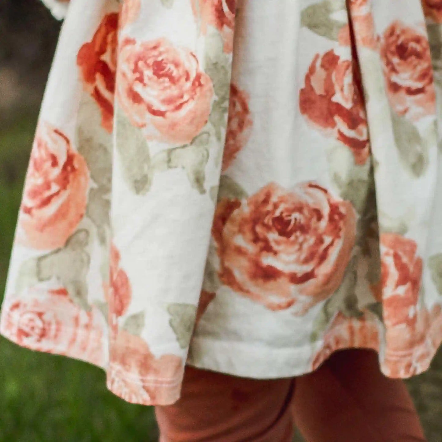 Autumn Rose Organic Cotton Tunic Set