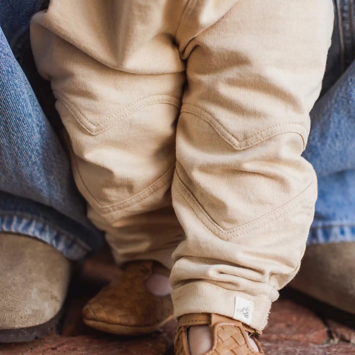 Organic Cotton Paperbag Patch Pant
