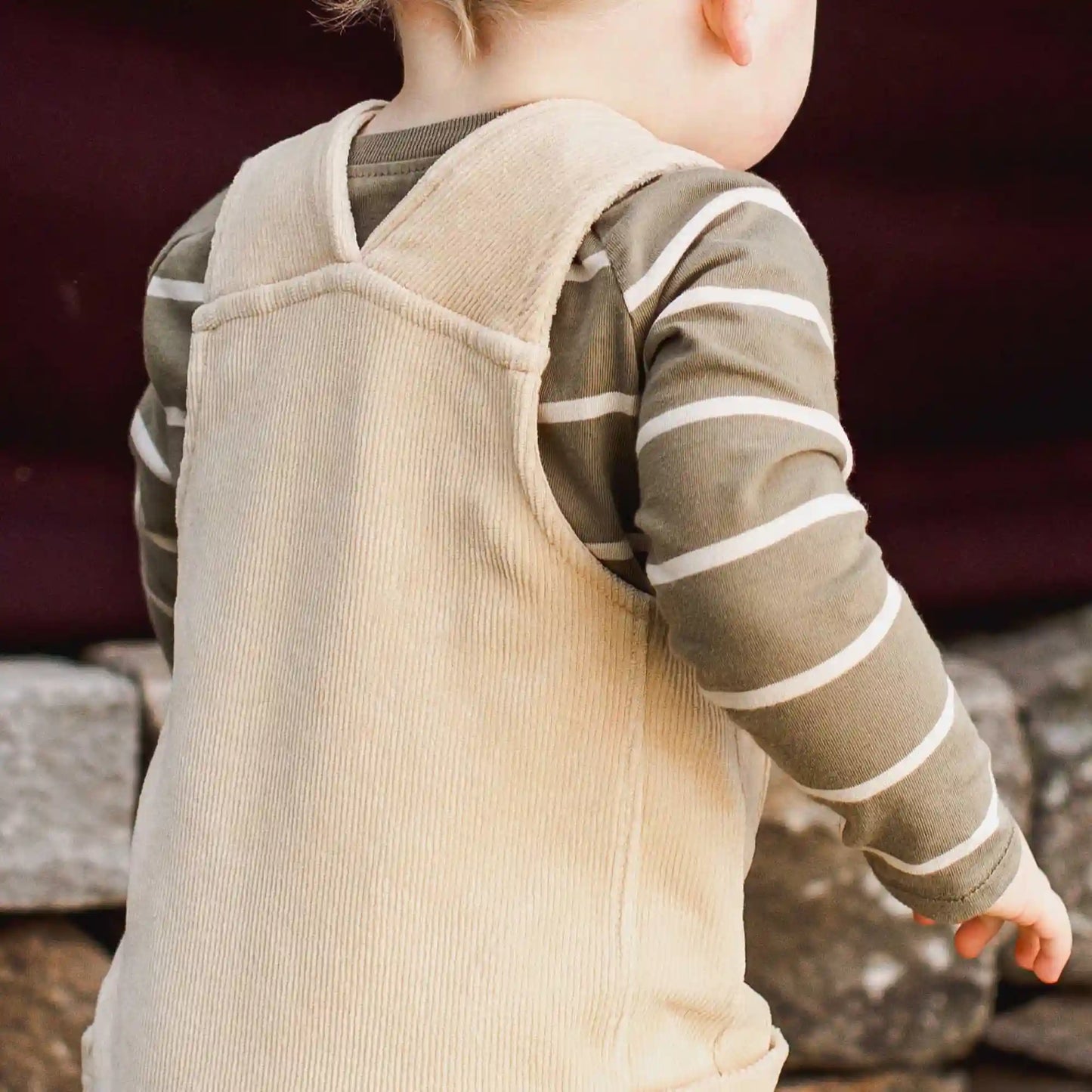 Organic Baby Boy Knit Corduroy Jumpsuit