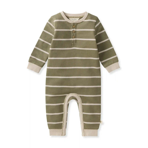 Henley Organic Baby Boy Jumpsuit