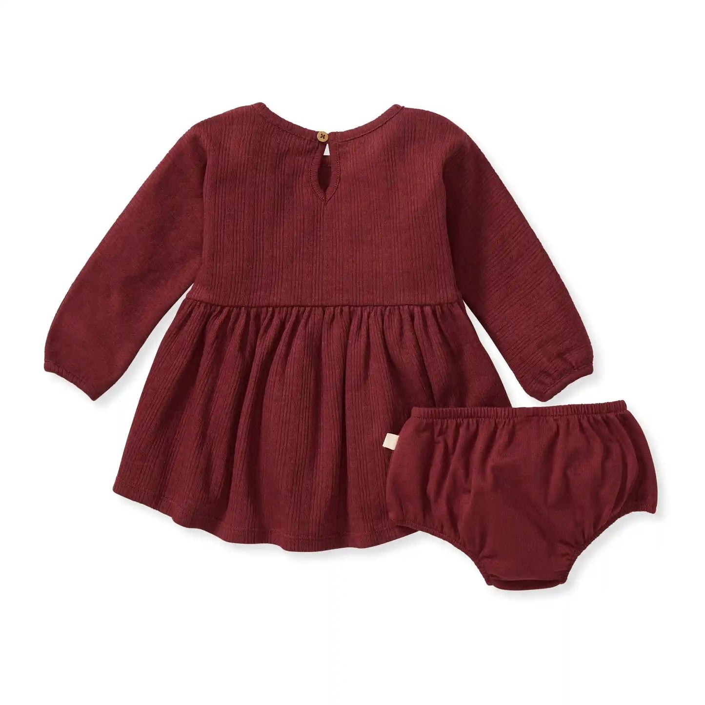 Ribbed Pointelle Dress