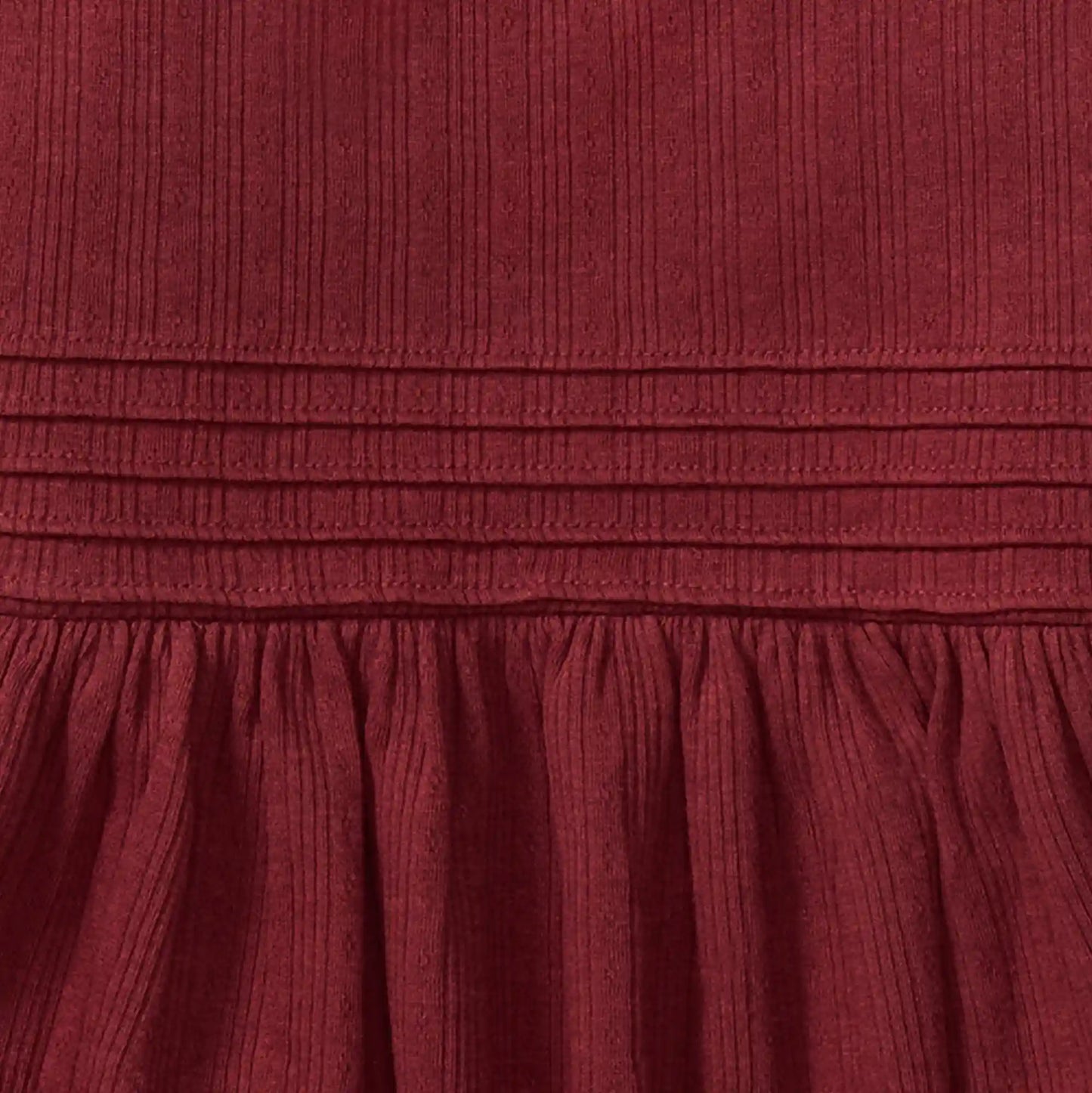 Ribbed Pointelle Dress