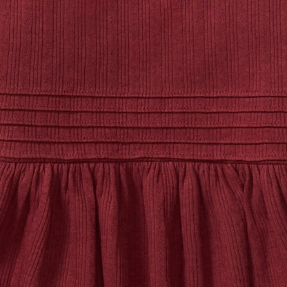 Ribbed Pointelle Dress