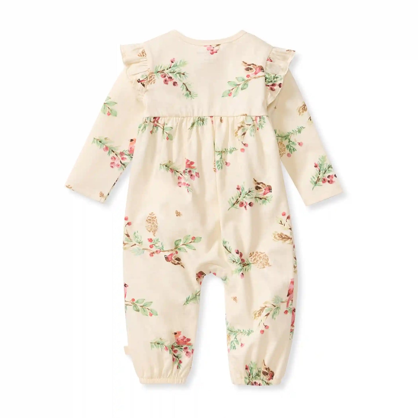 Winter Birds Girls Jumpsuit