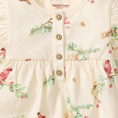 Winter Birds Girls Jumpsuit