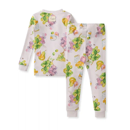 Grazing Grapes Organic Cotton Two-Piece Pajamas