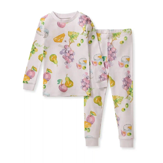 Grazing Grapes Organic Cotton Two-Piece Pajamas