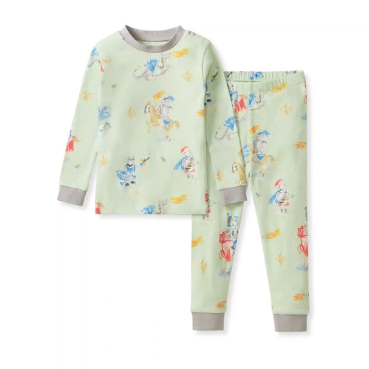 Knight & Dragons Organic Cotton Two-Piece Pajamas