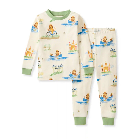 Lion Life Organic Cotton Two-Piece Pajamas