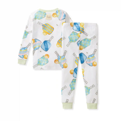 Pickleball Organic Cotton Two-Piece Pajamas