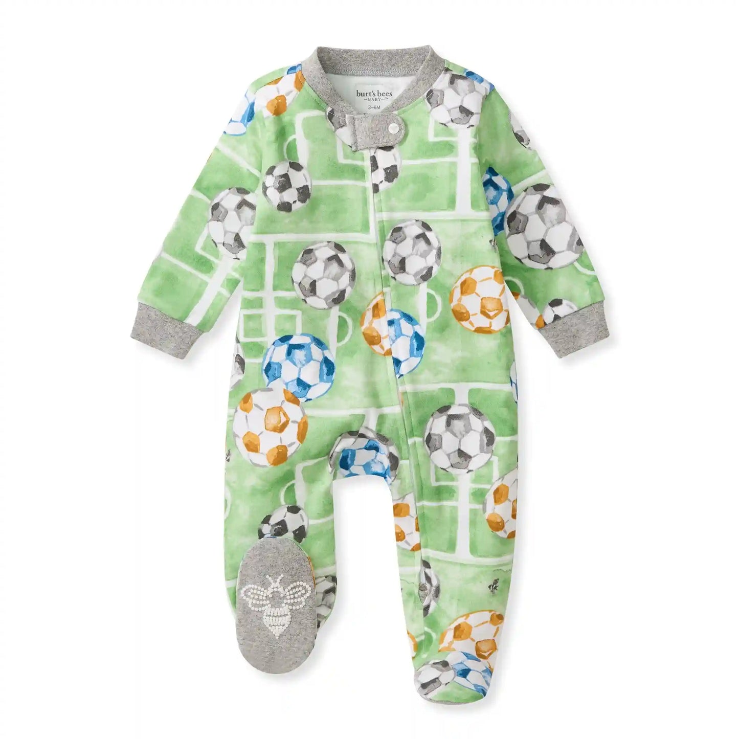 Soccer Field Organic Cotton Sleep & Play