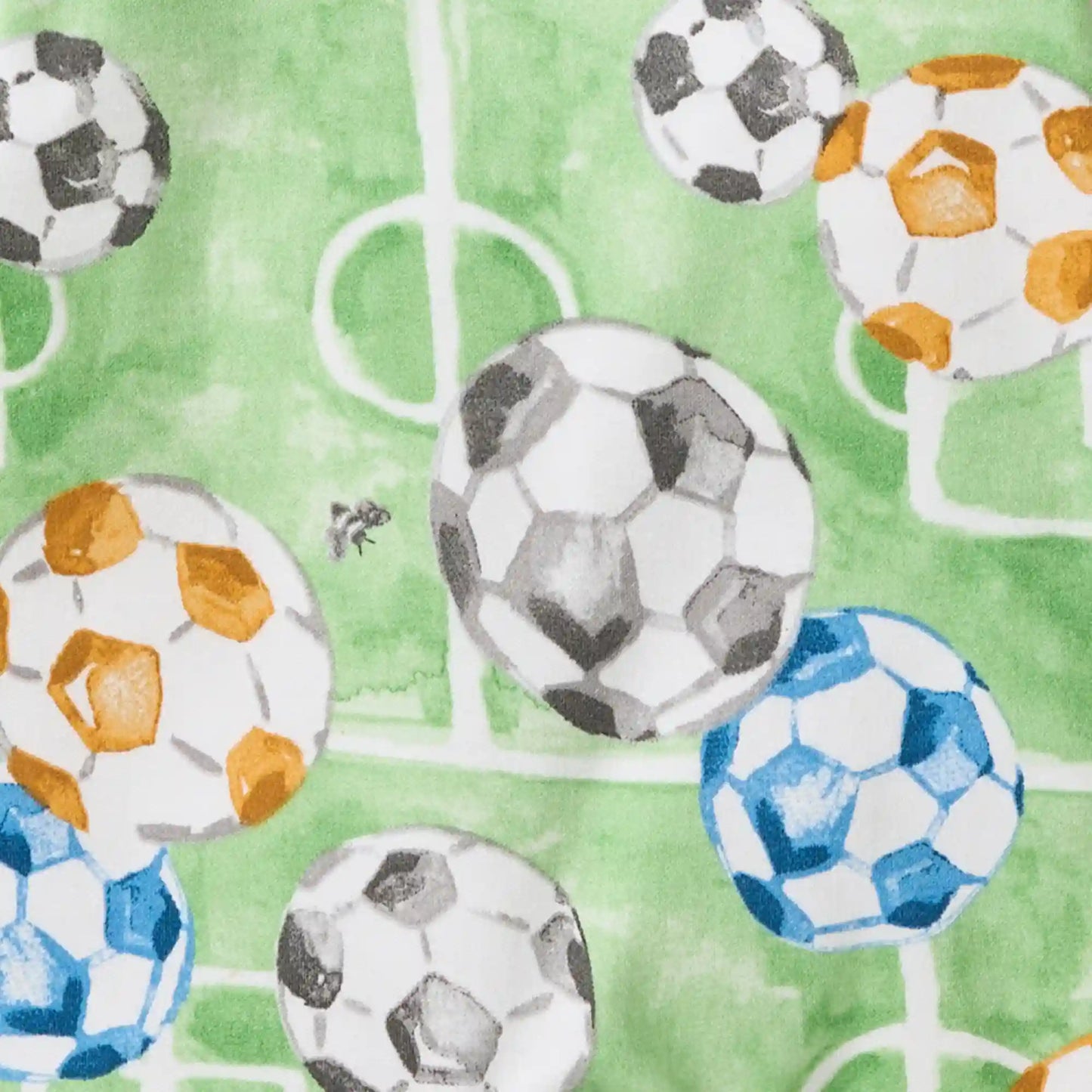 Soccer Field Organic Cotton Sleeper