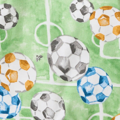 Soccer Field Organic Cotton Sleeper
