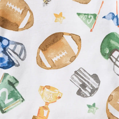 Field Goal Organic Cotton Two-Piece Pajamas