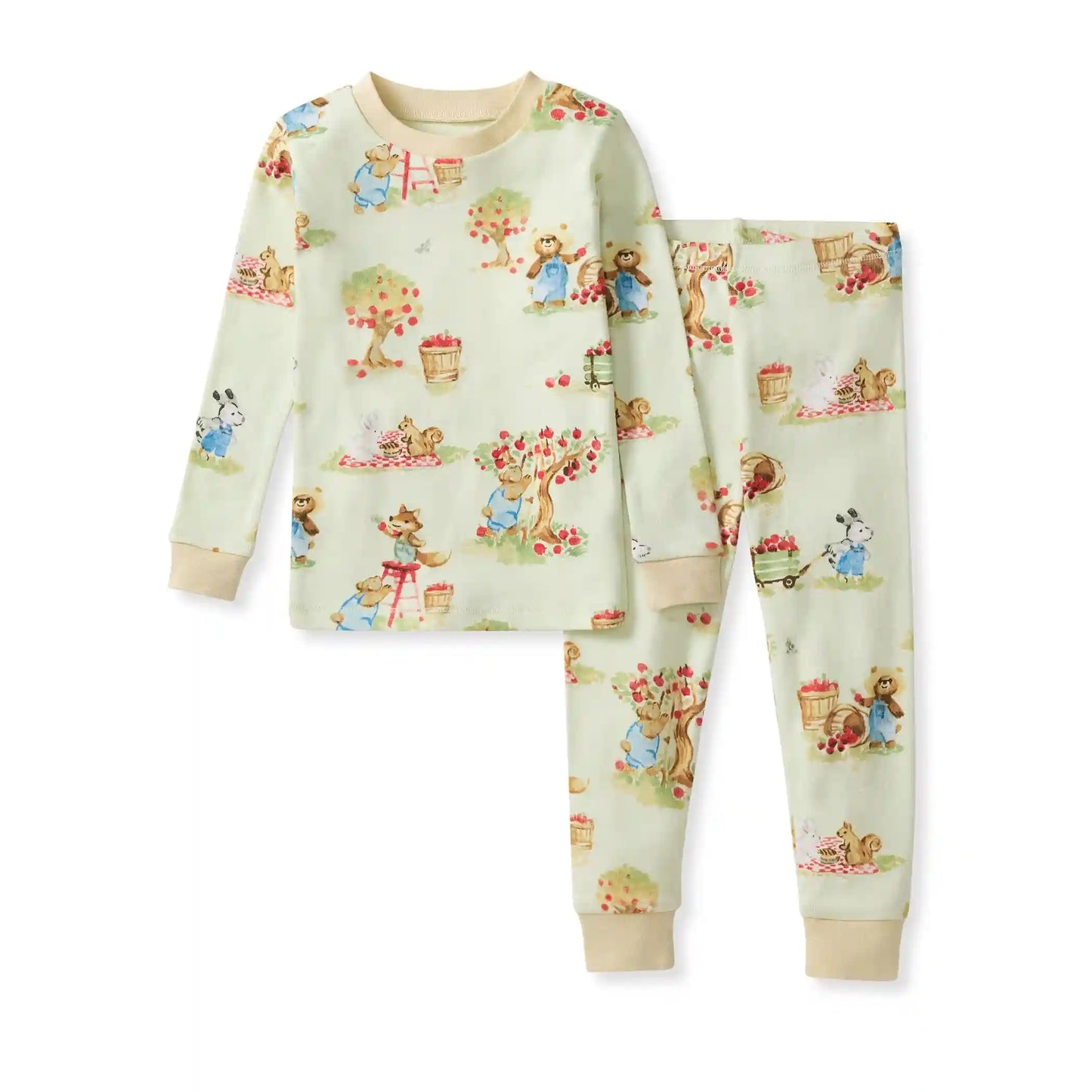On The Orchard Organic Cotton Two-Piece Pajamas