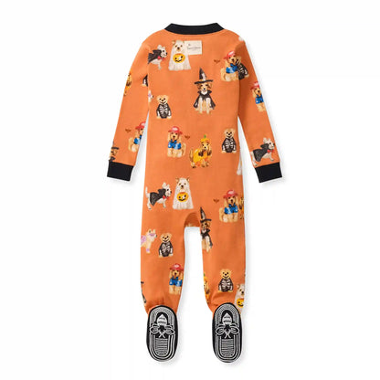 Doggy Dress Up Organic Cotton Footed Sleeper
