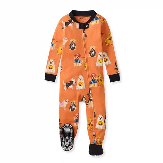 Doggy Dress Up Organic Cotton Footed Sleeper