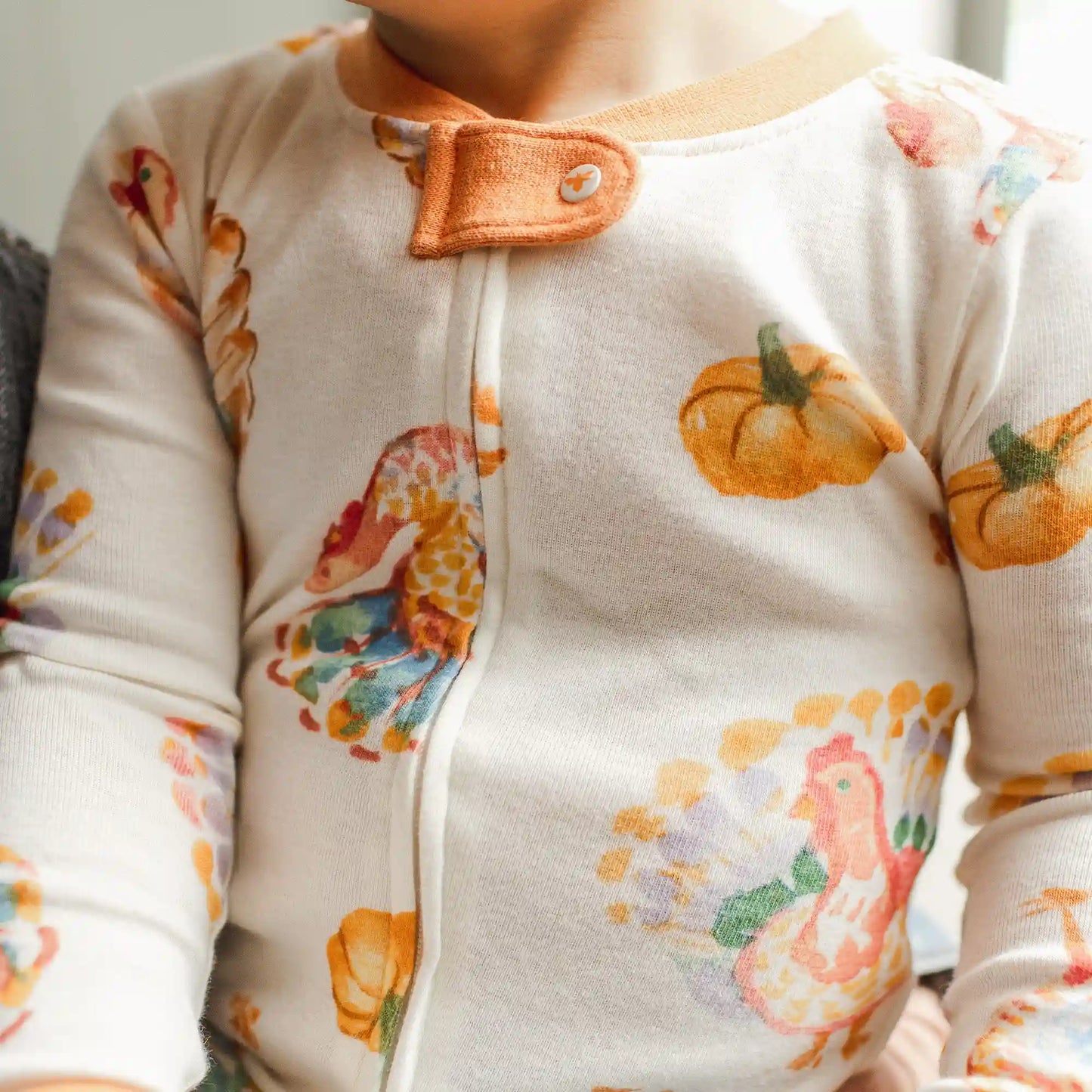 Turkey Day Organic Cotton Footed Sleep & Play
