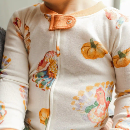 Turkey Day Organic Cotton Footed Sleep & Play