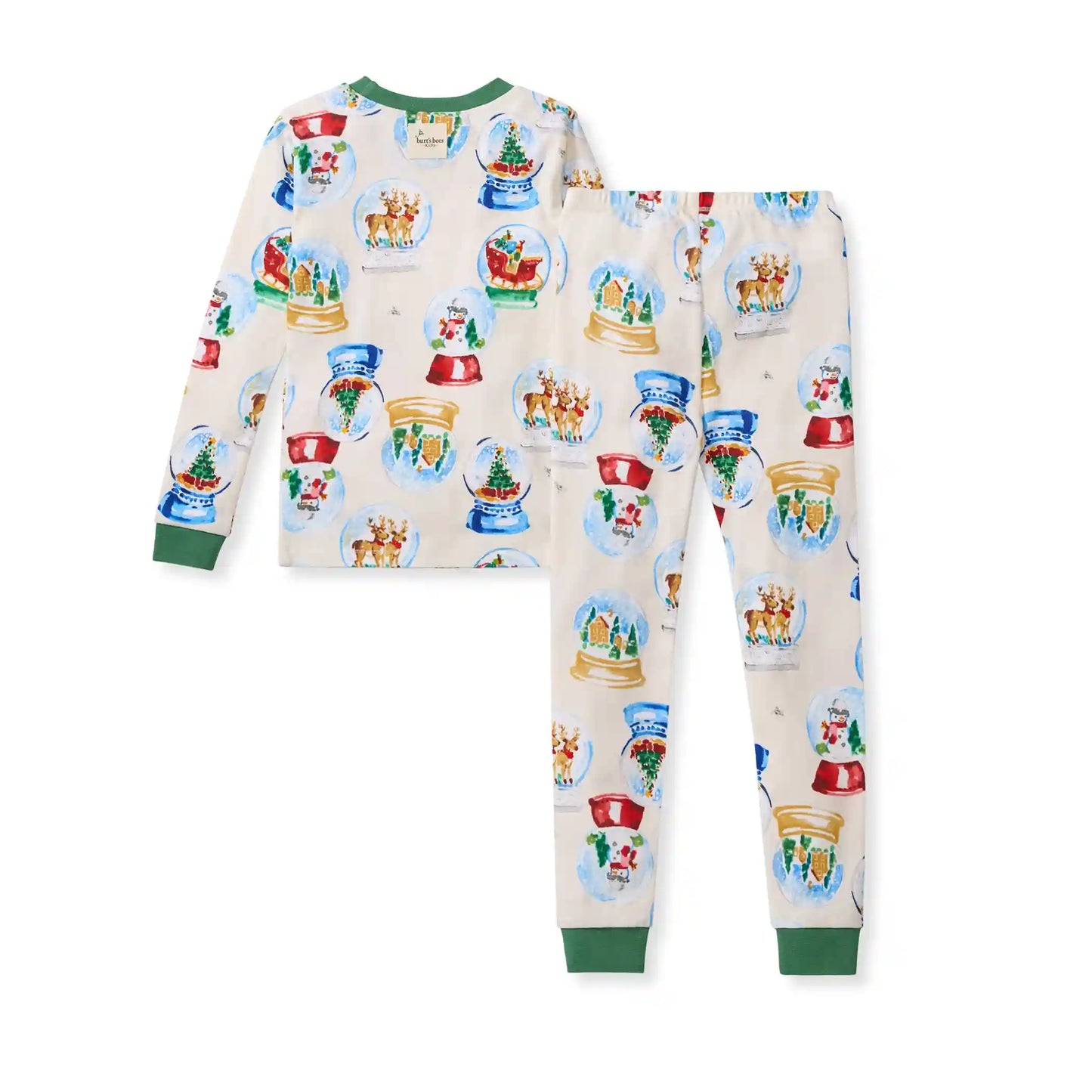 Snowglobes Organic Cotton Two-Piece Pajamas