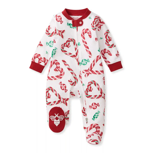 Candy Cane Love Organic Cotton Sleep & Play