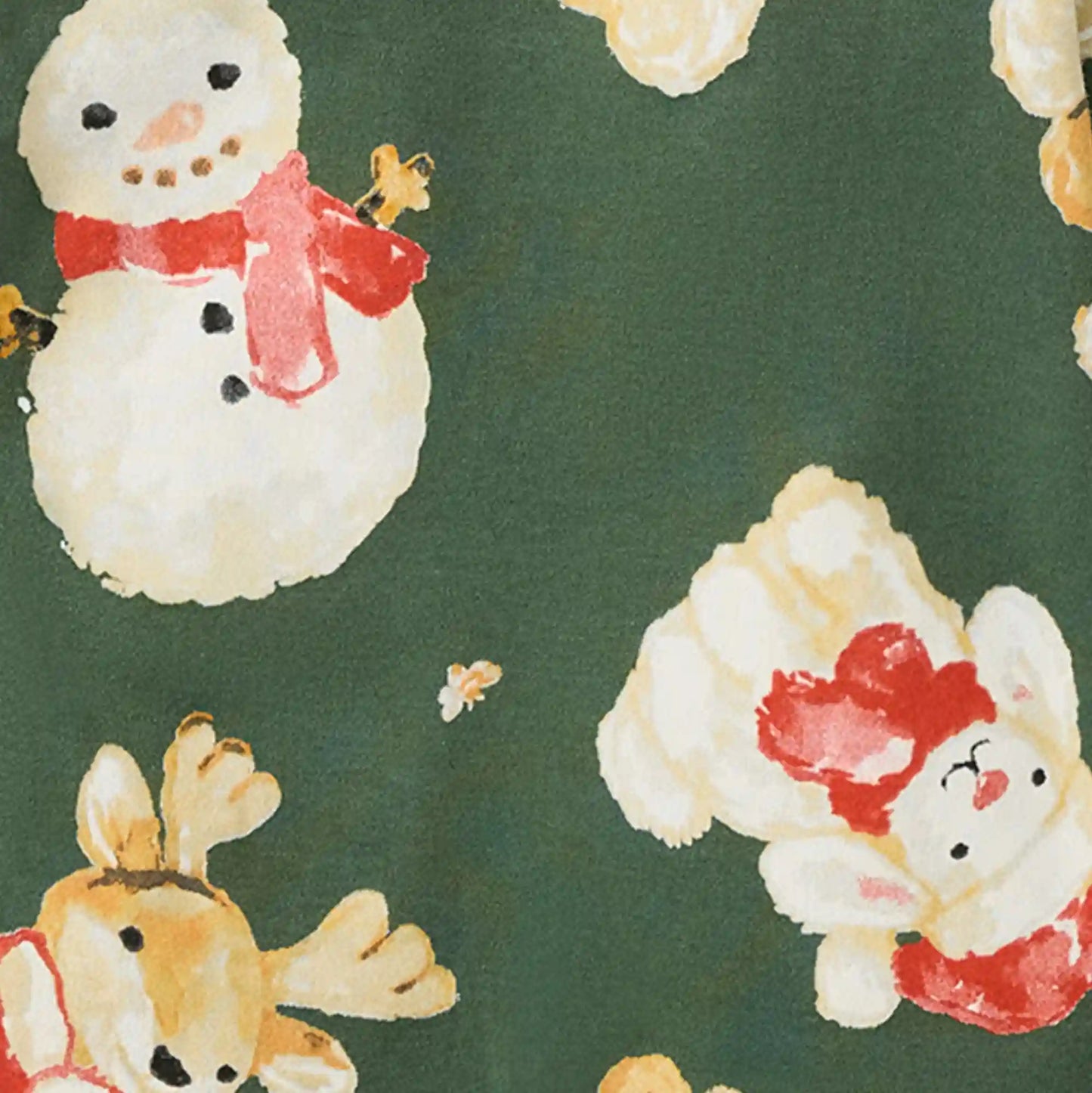 Cuddly Christmas Organic Cotton Two-Piece Pajamas