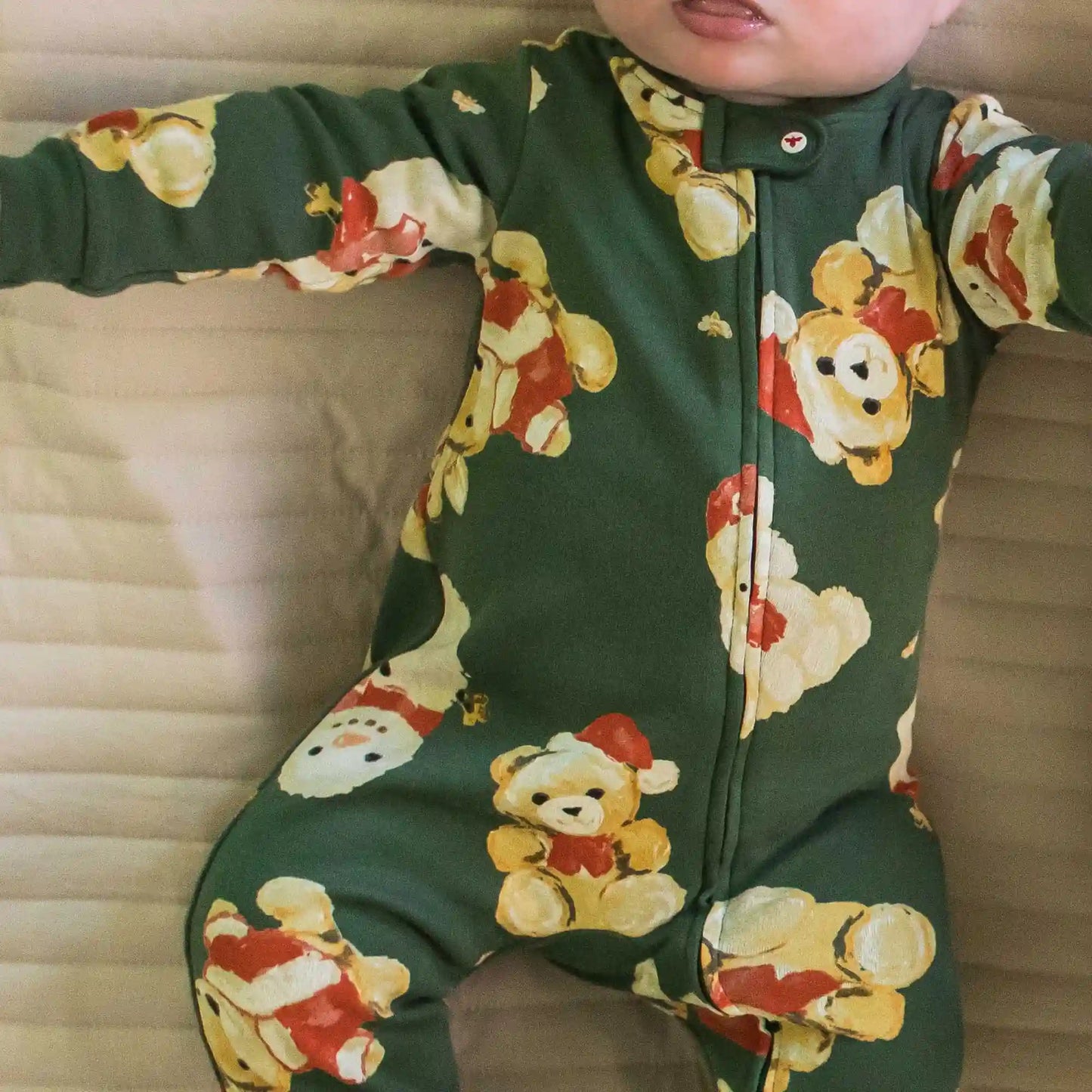 Cuddly Christmas Organic Cotton Sleeper
